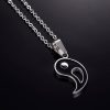 Colar de Casal Yin Yang em Liga Metálica Yin Yang Alloy Couple Necklace