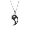 Colar de Casal Yin Yang em Liga Metálica Yin Yang Alloy Couple Necklace