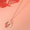 Collar de Carpa Koi Año del Dragón en Plata 925 925 Silver Year of the Dragon Koi Fish Necklace