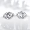 Brincos de Prata 925 com Olho Grego: Proteção e Estilo 925 Silver Evil Eye Amulet Protection Earrings