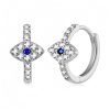 Aretes de Ojo Turco de Plata 925 925 Silver Evil Eye Protection Earrings