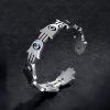 925シルバー ハムサ アジャスタブル ジルコンリング 925 Silver Hamsa Adjustable Zircon Ring
