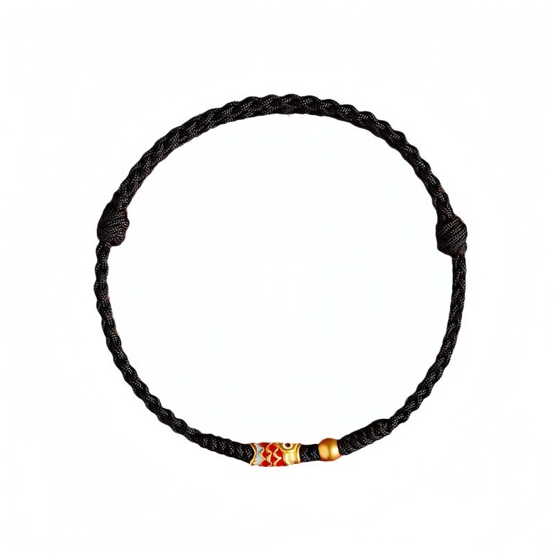 Pulsera de Carpa Koi de Plata 925 925 Silver Koi Fish Achievement Bracelet