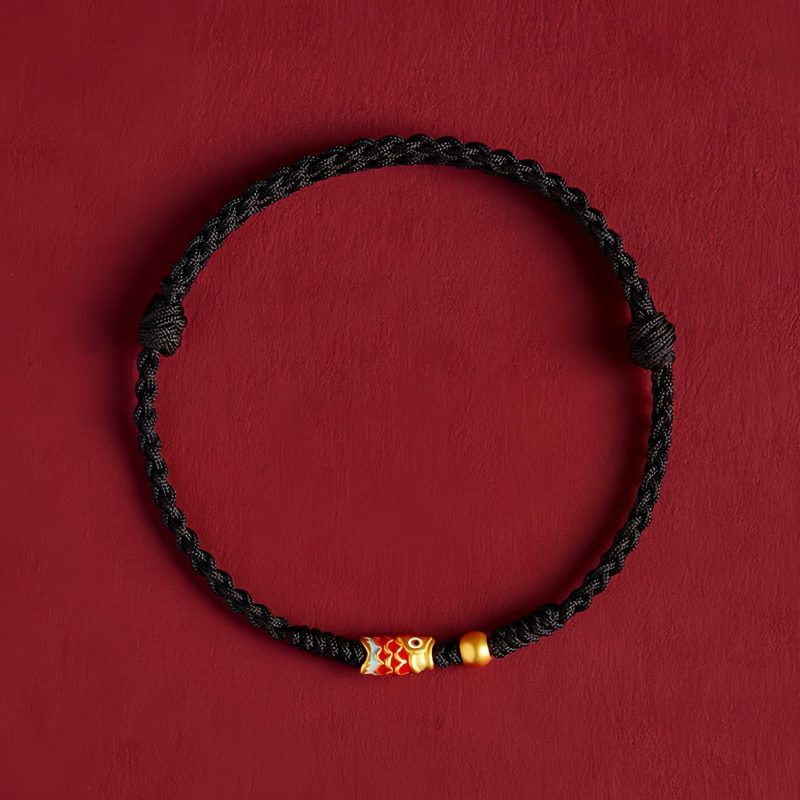 Pulsera de Carpa Koi de Plata 925 925 Silver Koi Fish Achievement Bracelet