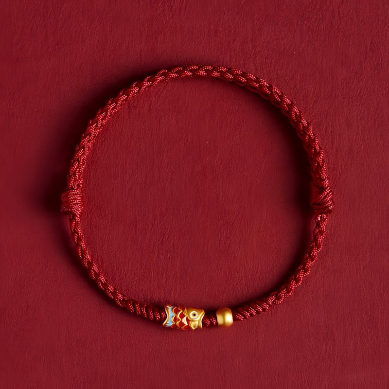 Pulsera de Carpa Koi de Plata 925 925 Silver Koi Fish Achievement Bracelet