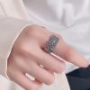 Anillo de Loto y Carpa Koi en Plata 925 925 Silver Koi Fish Lotus Ring