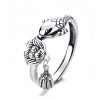 خاتم نجاح سمكة الكوي من الفضة عيار 925 925 Silver Koi Fish Success Ring