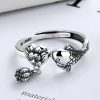 خاتم نجاح سمكة الكوي من الفضة عيار 925 925 Silver Koi Fish Success Ring