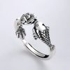 خاتم نجاح سمكة الكوي من الفضة عيار 925 925 Silver Koi Fish Success Ring