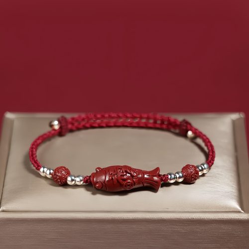 Pulsera de Carpa Koi de Plata 925 para la Riqueza y la Prosperidad Pulsera de Carpa Koi de Plata 925 para la Riqueza y la Prosperidad