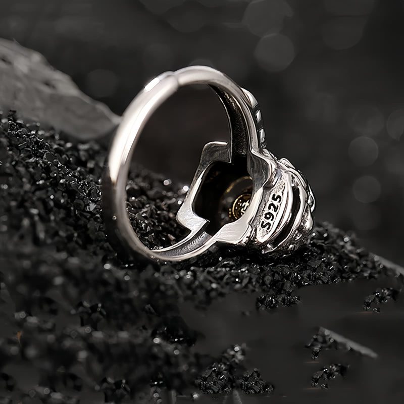 Anillo Ajustable de Pixiu con Moneda de Cobre en Plata 925 925 Silver PiXiu Wealth Adjustable Ring
