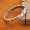 Brazalete de Equilibrio Yin Yang Bagua de Plata 999 999 Silver Bagua Yin Yang Balance Bracelet