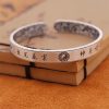 Brazalete de Equilibrio Yin Yang Bagua de Plata 999 999 Silver Bagua Yin Yang Balance Bracelet