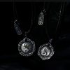 Collar con colgante Yin Yang de plata 999 999 Silver Yin Yang Harmony Necklace Pendant