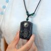 Collar con colgante de Yin Yang en plata 999 999 Silver Yin Yang Balance Pendant Necklace