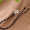 Collar con dije de gota de agua Yin Yang en plata 999 999 Silver Yin Yang Water Drop Pendant