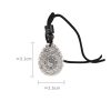 Collar con dije de gota de agua Yin Yang en plata 999 999 Silver Yin Yang Water Drop Pendant