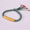 Pulsera de Fuerza Om Mani Padme Hum en Plata de Ley 999 999 Sterling Silver Om Mani Padme Hum Strength Bracelet