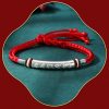 Pulsera de Fuerza Om Mani Padme Hum en Plata de Ley 999 999 Sterling Silver Om Mani Padme Hum Strength Bracelet