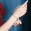 Pulsera de Fuerza Om Mani Padme Hum en Plata de Ley 999 999 Sterling Silver Om Mani Padme Hum Strength Bracelet