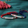 Pulsera de Fuerza Om Mani Padme Hum en Plata de Ley 999 999 Sterling Silver Om Mani Padme Hum Strength Bracelet