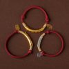 Pulsera de la Suerte Tibetana Om Mani Padme Hum en Plata de Ley 999 999 Sterling Silver Tibet Om Mani Padme Hum Luck Bracelet