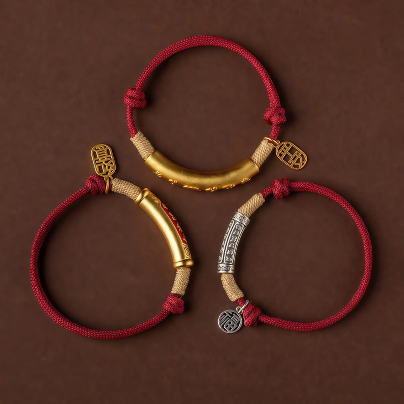 Pulsera de la Suerte Tibetana Om Mani Padme Hum en Plata de Ley 999 999 Sterling Silver Tibet Om Mani Padme Hum Luck Bracelet