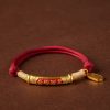 Pulsera de la Suerte Tibetana Om Mani Padme Hum en Plata de Ley 999 999 Sterling Silver Tibet Om Mani Padme Hum Luck Bracelet