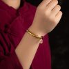 Pulsera de la Suerte Tibetana Om Mani Padme Hum en Plata de Ley 999 999 Sterling Silver Tibet Om Mani Padme Hum Luck Bracelet