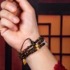 Pulsera de Paz Pixiu de Ágata de Brunei Brunei Agarwood PiXiu Peace Bracelet