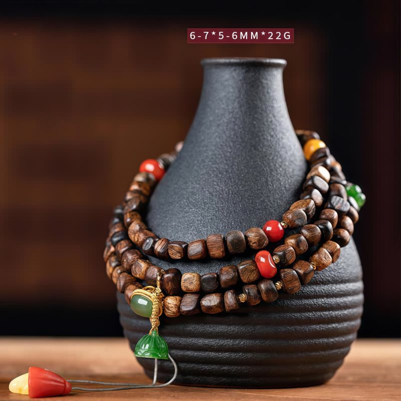 Pulsera de Paz Pixiu de Ágata de Brunei Brunei Agarwood PiXiu Peace Bracelet