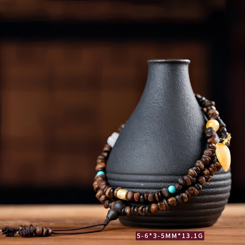 Pulsera de Paz Pixiu de Ágata de Brunei Brunei Agarwood PiXiu Peace Bracelet