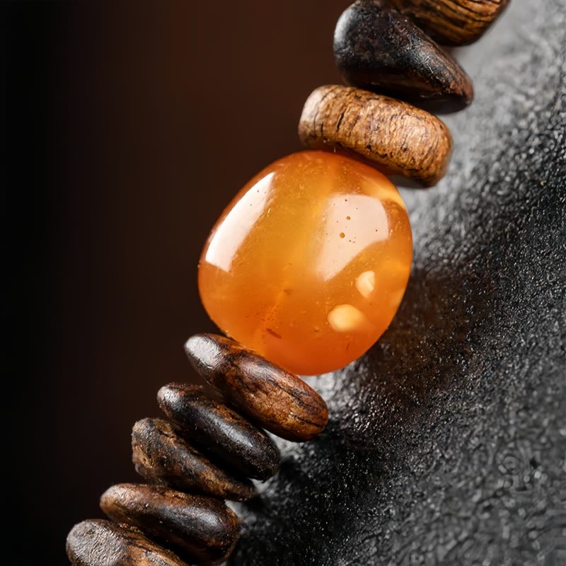 Pulsera de Paz Pixiu de Ágata de Brunei Brunei Agarwood PiXiu Peace Bracelet