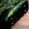 حقيبة يد من الخيزران مزينة برسومات سمكة الكوي والفراشة Butterfly Koi Fish Bamboo Handle Handbag