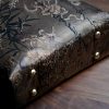 حقيبة يد من الخيزران مزينة برسومات سمكة الكوي والفراشة Butterfly Koi Fish Bamboo Handle Handbag