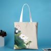 Bolso de Lona con Cierre de Loto y Koi Canvas Koi Fish Lotus Zipper Bag