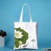 Bolso de Lona con Cierre de Loto y Koi Canvas Koi Fish Lotus Zipper Bag