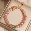 Pulsera de la Paz con Ojo de Gato y Mariposa para la Tranquilidad Cat's Eye Butterfly Peace Bracelet for Tranquility