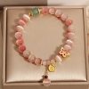 Pulsera de la Paz con Ojo de Gato y Mariposa para la Tranquilidad Cat's Eye Butterfly Peace Bracelet for Tranquility