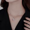 Colar Positivo de Carpa de Calcedônia em Prata 999 Chalcedony Koi Fish Positive Necklace in 999 Silver