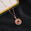 Colar Positivo de Carpa de Calcedônia em Prata 999 Chalcedony Koi Fish Positive Necklace in 999 Silver