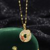 Colar Positivo de Carpa de Calcedônia em Prata 999 Chalcedony Koi Fish Positive Necklace in 999 Silver