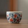 كوب شاي سيراميك صيني بشكل سمكة كوي Chinese Ceramic Koi Fish Teacup