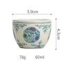 كوب شاي سيراميك صيني بشكل سمكة كوي Chinese Ceramic Koi Fish Teacup