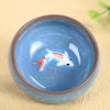Taza de Té de Cerámica China con pez Koi 45ml Chinese Ceramic Koi Fish Teacup 45ml