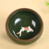 Taza de Té de Cerámica China con pez Koi 45ml Chinese Ceramic Koi Fish Teacup 45ml