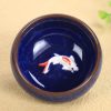 Taza de Té de Cerámica China con pez Koi 45ml Chinese Ceramic Koi Fish Teacup 45ml