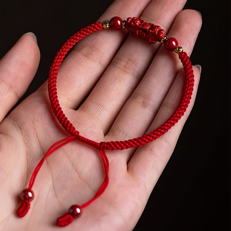朱砂ピシャオ祝福保護ブレスレット Cinnabar PiXiu Blessing Protection Bracelet