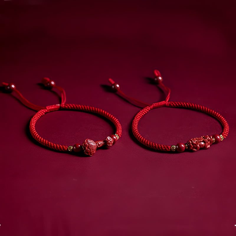 朱砂ピシャオ祝福保護ブレスレット Cinnabar PiXiu Blessing Protection Bracelet