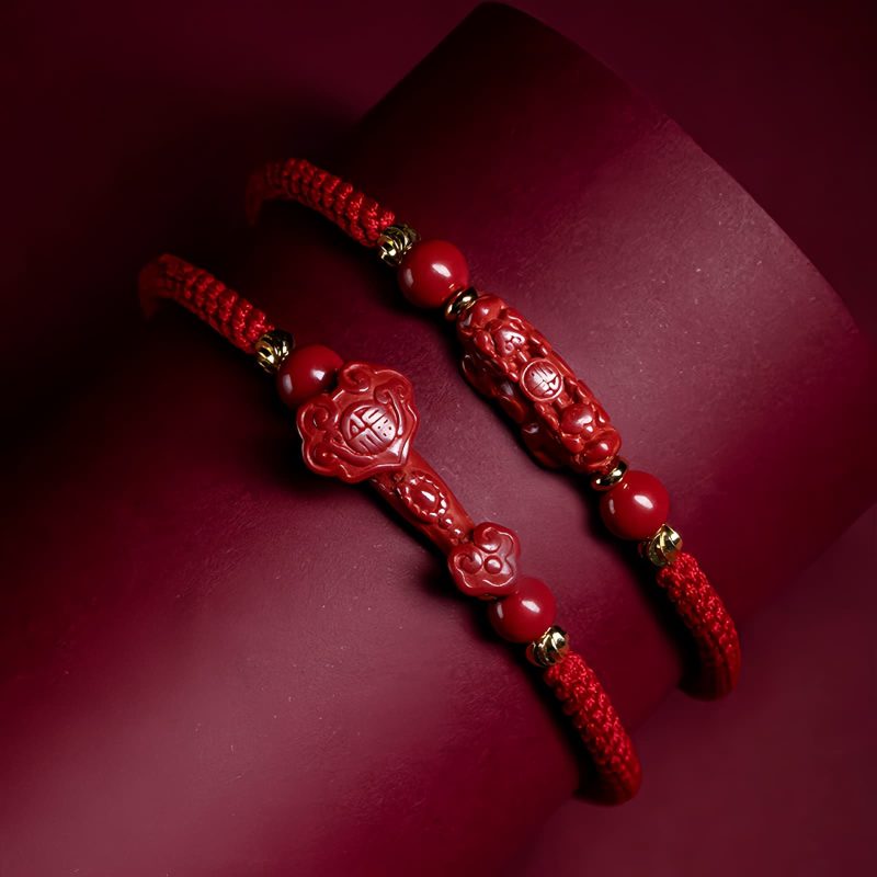 朱砂ピシャオ祝福保護ブレスレット Cinnabar PiXiu Blessing Protection Bracelet